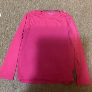 Boys pink long sleeve tee